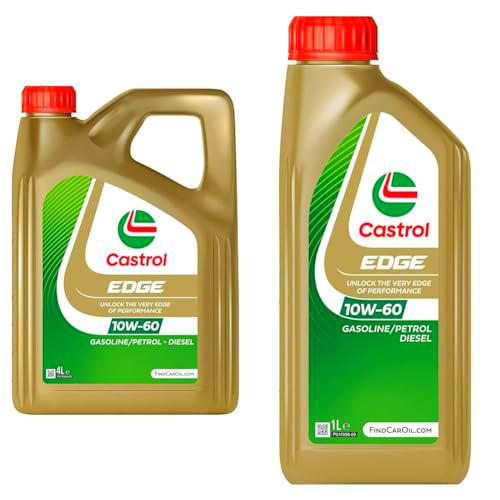 Castrol EDGE 10W-60 Aceite de Motor 4L + Castrol EDGE 10W-60 Aceite de Motor 1L