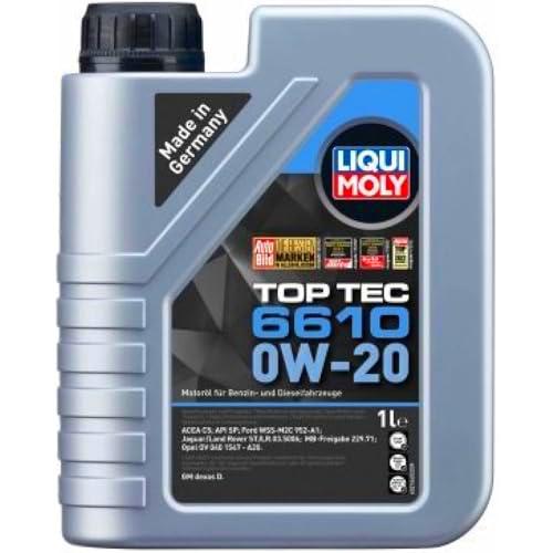 Liqui Moly 1 Liter 0W-20 Top Tec 6610 Ford WSS-M2C952-A1