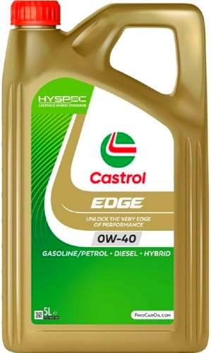 Castrol Aceite de motor Edge 0W-40 5 litros