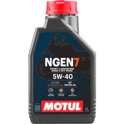 Motul Aceite Lubricante para Moto Adventure/Off-Road Ngen 7 4 Tiempos 5W40 1 Litro