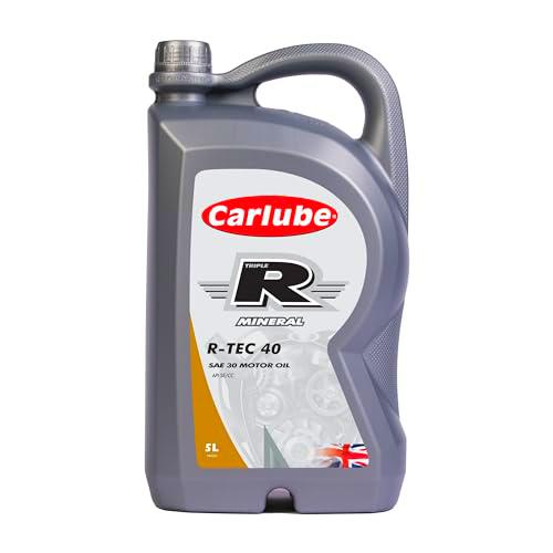 Carlube Triple R Diesel SAE 30 Aceite mineral para motor de automóvil, 5 L