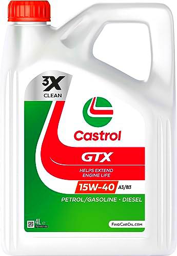 Castrol GTX 15W-40 A3/B3 Aceite de Motor 4L