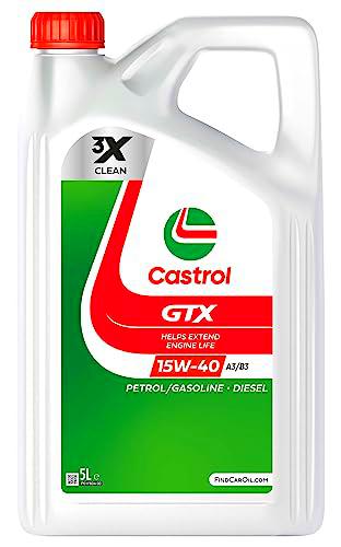 Castrol GTX 15W-40 A3/B3 Aceite de Motor 5L