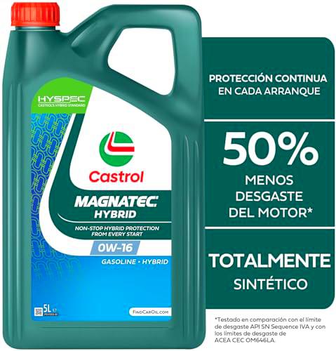 Castrol MAGNATEC Hybrid 0W-16 Aceite de Motor 5L