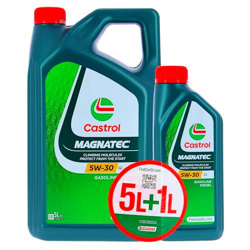 Castrol MAGNATEC 5W-30 C2 Aceite de motor, Lot 5 y 1 L