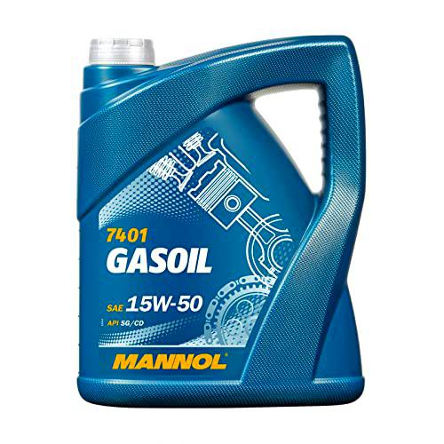 MANNOL gasoil 15 W de 50 API SG/CD motorenöl, 5 L