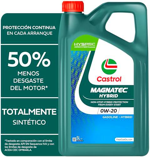 Castrol MAGNATEC Hybrid 0W-20 Aceite de Motor 5L