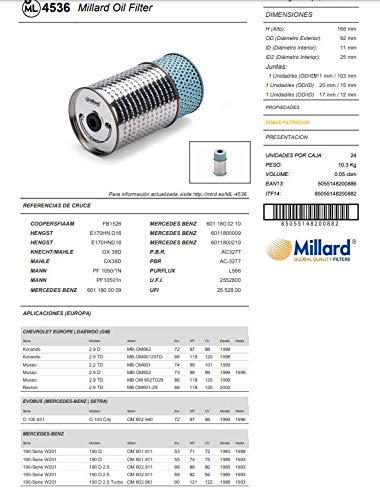 Filtro de Aceite ML-4536