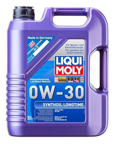 Liqui Moly 1172 Synthoil Longtime 0W-30 - Aceite antifricción sintético para Motores de automóviles de 4 Tiempos (5 L)