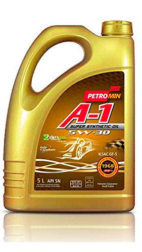 Petromin A1 Super SINTÉTICO Aceite 5W30 Sn Lubricante, 5 Liter