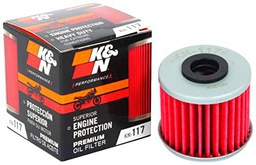 Filtro de aceite para motocicleta K&amp;N: alto rendimiento