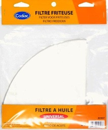 Codiac 804657 - Filtro freidor, 8 filtros de aceite universales