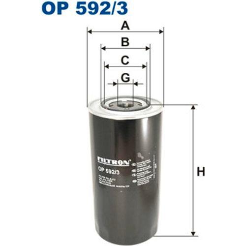 Filtron OP592/3 Bloque de Motor