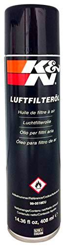 K&amp;N 99-0518EU, Aceite de Filtro de Aire, 408 ml Coche y Moto