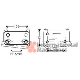 Van Wezel 30003495 Bloque de Motor