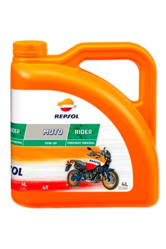 Repsol RP165Q54 Moto Rider 4T 20W-50 Aceite de Motor, 4 L