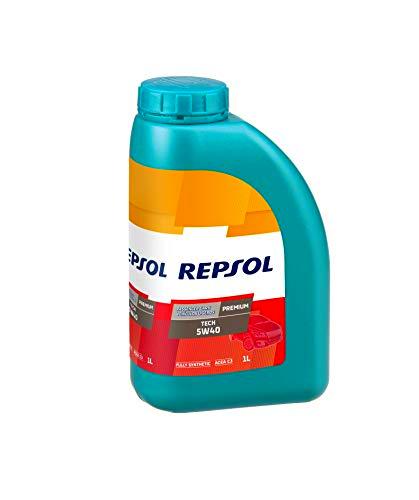 Repsol RP081J51 Premium Tech 5W-40 Aceite de Motor para Coche, 1 L