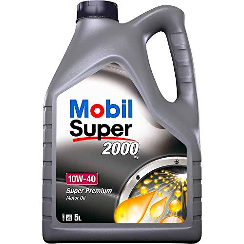 Mobil Super 2000 X1, Aceite de Motor, 10W-40, 5 Litros