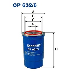 Filtron OP632/6 Bloque de Motor