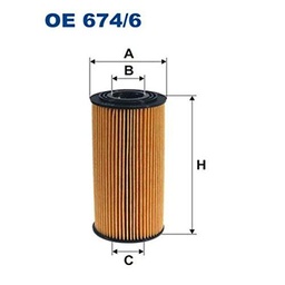 Filtron OE674/6 Bloque de Motor