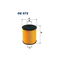 Filtron OE672 Bloque de Motor