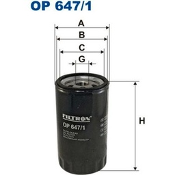 Filtron OP647/1 Bloque de Motor