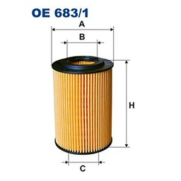 Filtron OE683/1 Bloque de Motor