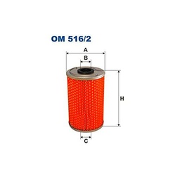 Filtron OM516/2 Bloque de Motor