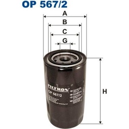 Filtron OP567/2 Bloque de Motor