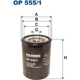 Filtron OP555/1 Bloque de Motor