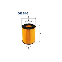 Filtron OE640 Bloque de Motor