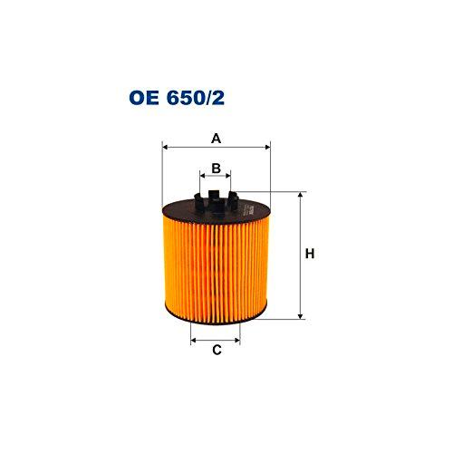 Filtron OE650/2 Bloque de Motor