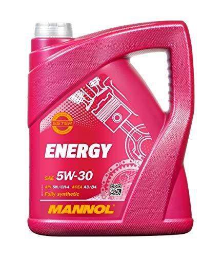 Mannol MN7511-5 Aceite de Motor Energy 5 W de 30 API SL/CF motorenöl, 5l