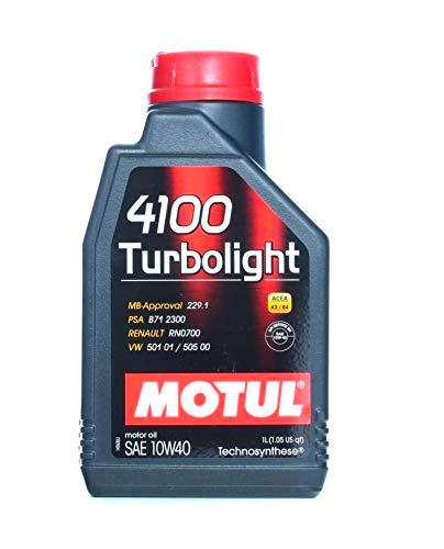 MOTUL 102774 4100 turbolight 10 W-50 de 40, 1 L