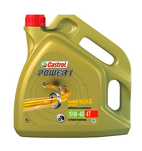 Castrol Power 1 Aceite de Motor 10W-40 4T, 4 L