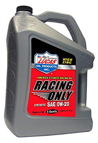 Lucas Aceite 10372 sintético SAE 0 W-20 Racing Aceite de Motor