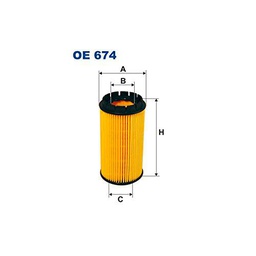 Filtron OE674 Bloque de Motor