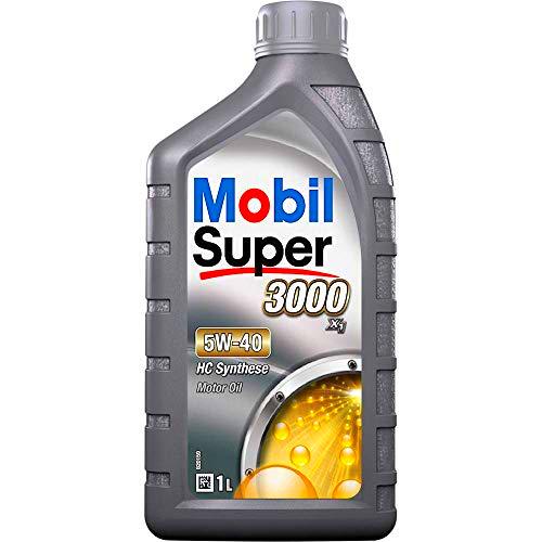 Mobil Super 3000 X1 5W-40-Lubricante Motor Automóvil , 1 litro