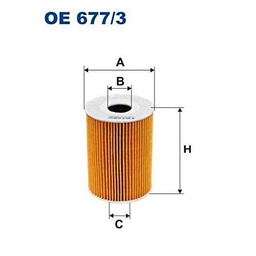 Filtron OE677/3 Bloque de Motor