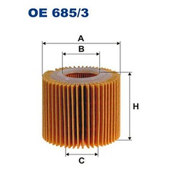 Filtron OE685/3 Bloque de Motor