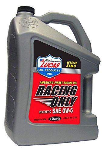 Lucas Aceite 10370 sintético SAE 0 W-5 Racing Aceite de Motor