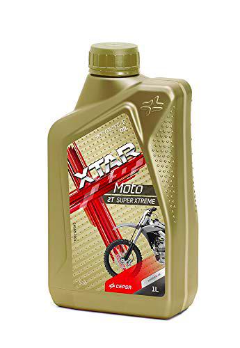 CEPSA XTAR Moto Super Extreme 1L-Lubricante Sintético para Motos de 2T