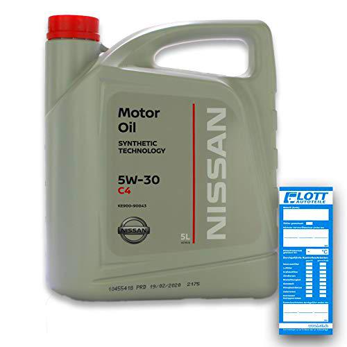 Genuina Nissan DPF 5W30 Aceite de 5 Litros Todo Motores Diesel.