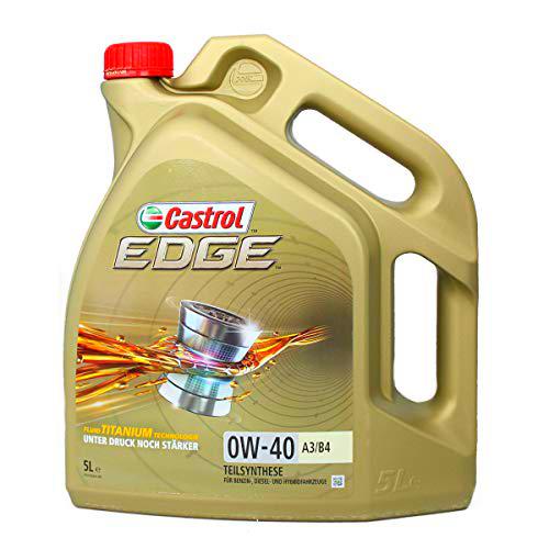 Castrol EDGE Aceite de Motores 0W-40 A3/B4 5L (Sello alemán)