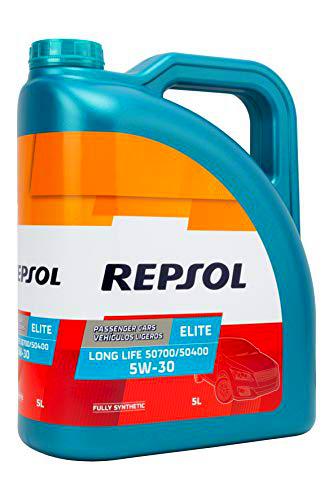 Repsol 543050 Aceite DE Motor Elite Long Life 50700/50400 5W30 5 litros