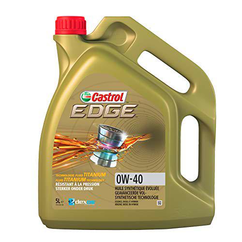 Castrol EDGE Aceite de Motores 0W-40 5L (Sello holandés y francés)