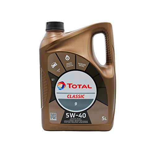 Total 1054513 Classic 5W-40 Aceites de Motor para Coches, 5 litros