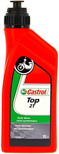 Castrol Top 2T Aceite para motor de 2 tiempos, 1 litro