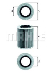 Knecht OX 825D Filtro de aceite