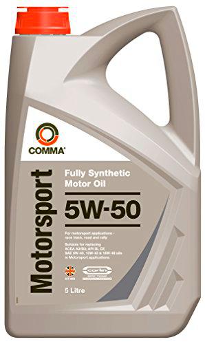 Comma MS5L Motorsport - Aceite sintético de Motores de vehículos de competición (5 l, 5W-50)